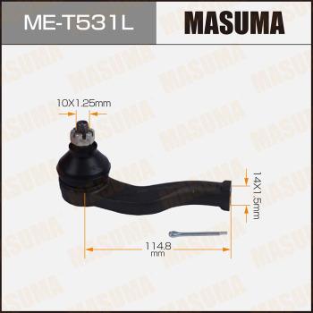 MASUMA ME-T531L - Наконечник рулевой тяги, шарнир autospares.lv