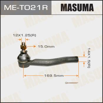 MASUMA ME-T021R - Наконечник рулевой тяги, шарнир autospares.lv