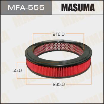 MASUMA MFA-555 - Воздушный фильтр, двигатель autospares.lv
