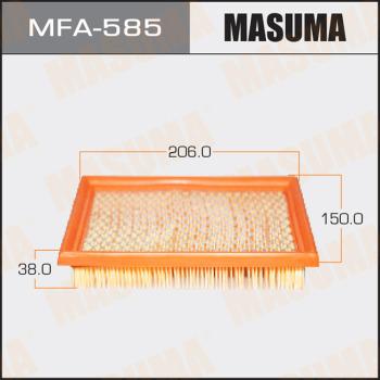 MASUMA MFA-585 - Воздушный фильтр, двигатель autospares.lv