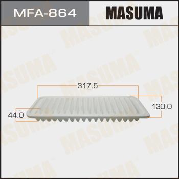 MASUMA MFA-864 - Воздушный фильтр, двигатель autospares.lv