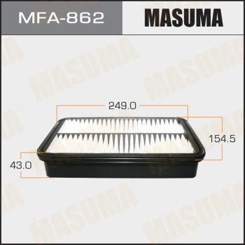 MASUMA MFA-862 - Воздушный фильтр, двигатель autospares.lv