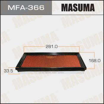 MASUMA MFA-366 - Воздушный фильтр, двигатель autospares.lv