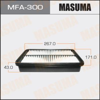 MASUMA MFA-300 - Воздушный фильтр, двигатель autospares.lv