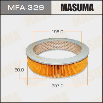 MASUMA MFA-329 - Воздушный фильтр, двигатель autospares.lv