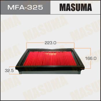 MASUMA MFA-325 - Воздушный фильтр, двигатель autospares.lv