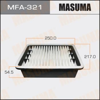 MASUMA MFA-321 - Воздушный фильтр, двигатель autospares.lv