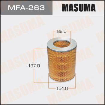 MASUMA MFA-263 - Воздушный фильтр, двигатель autospares.lv