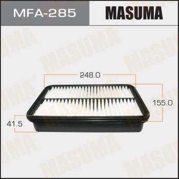 MASUMA MFA-285 - Воздушный фильтр, двигатель autospares.lv
