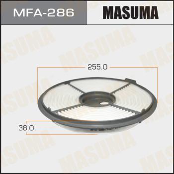 MASUMA MFA-286 - Воздушный фильтр, двигатель autospares.lv