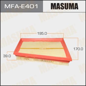 MASUMA MFA-E401 - Воздушный фильтр, двигатель autospares.lv