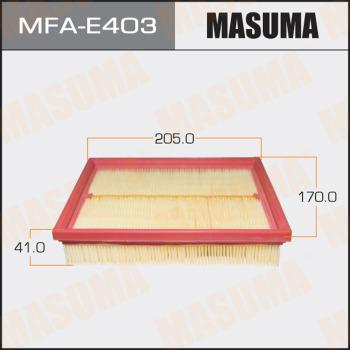 MASUMA MFA-E403 - Воздушный фильтр, двигатель autospares.lv