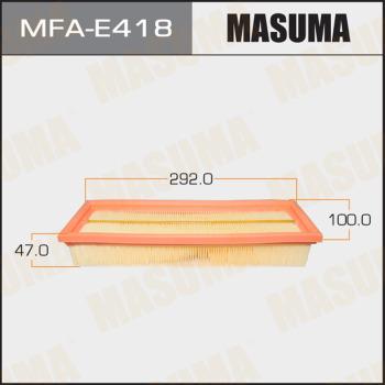 MASUMA MFA-E418 - Воздушный фильтр, двигатель autospares.lv