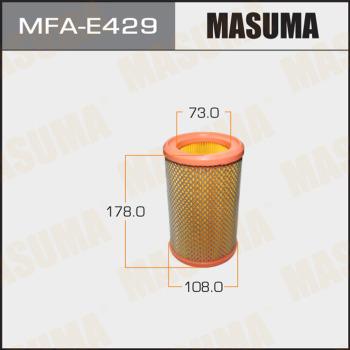 MASUMA MFA-E429 - Воздушный фильтр, двигатель autospares.lv