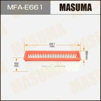 MASUMA MFA-E661 - Воздушный фильтр, двигатель autospares.lv