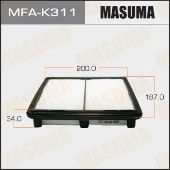 MASUMA MFA-K311 - Воздушный фильтр, двигатель autospares.lv