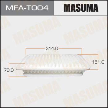 MASUMA MFA-T004 - Воздушный фильтр, двигатель autospares.lv