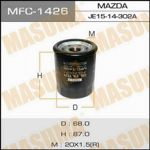 MASUMA MFC-1426 - Масляный фильтр autospares.lv