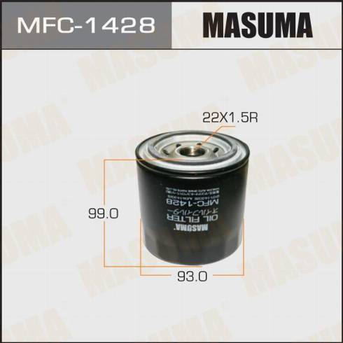 MASUMA MFC-1428 - Масляный фильтр autospares.lv