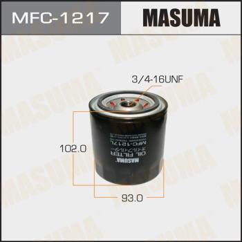 MASUMA MFC-1217 - Масляный фильтр autospares.lv