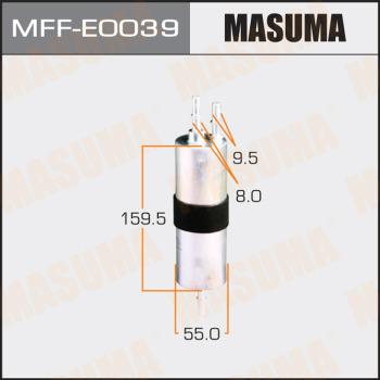 MASUMA MFF-E0039 - Топливный фильтр autospares.lv