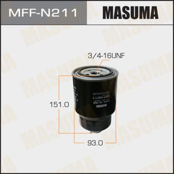 MASUMA MFF-N211 - Топливный фильтр autospares.lv