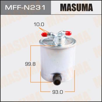 MASUMA MFF-N231 - Топливный фильтр autospares.lv