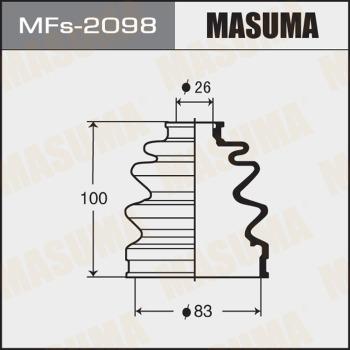 MASUMA MFs-2098 - Пыльник, приводной вал autospares.lv