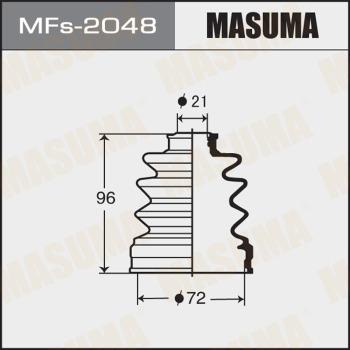 MASUMA MFs-2048 - Пыльник, приводной вал autospares.lv