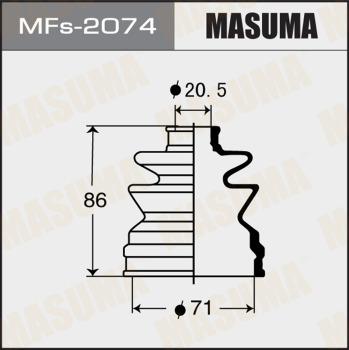 MASUMA MFs-2074 - Пыльник, приводной вал autospares.lv