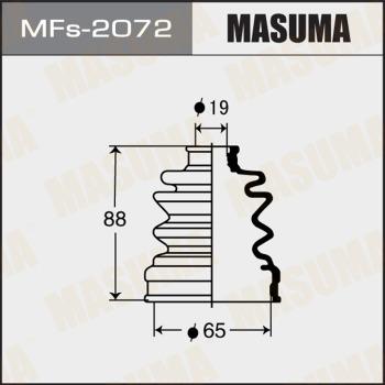 MASUMA MFs-2072 - Пыльник, приводной вал autospares.lv