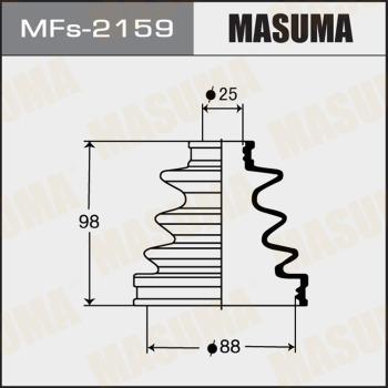 MASUMA MFS-2159 - Пыльник, приводной вал autospares.lv