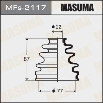 MASUMA MFs-2117 - Пыльник, приводной вал autospares.lv