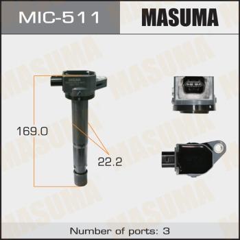 MASUMA MIC-511 - Катушка зажигания autospares.lv