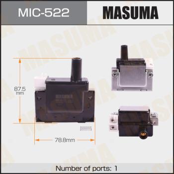 MASUMA MIC-522 - Катушка зажигания autospares.lv