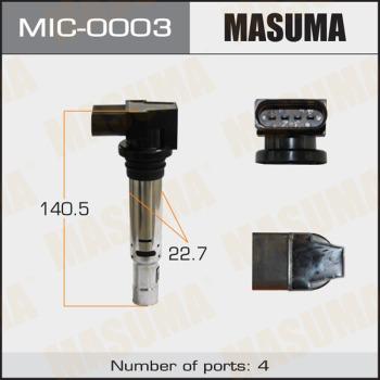 MASUMA MIC0003 - Катушка зажигания autospares.lv