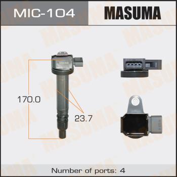 MASUMA MIC-104 - Катушка зажигания autospares.lv