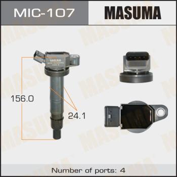 MASUMA MIC-107 - Катушка зажигания autospares.lv