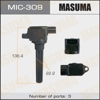 MASUMA MIC-309 - Катушка зажигания autospares.lv