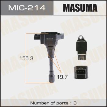 MASUMA MIC214 - Катушка зажигания autospares.lv
