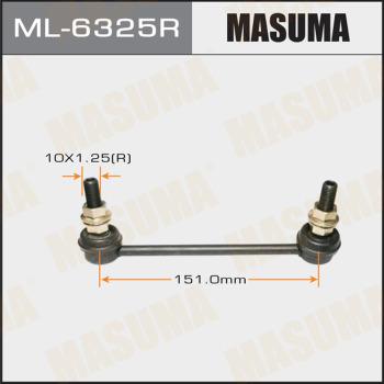 MASUMA ML-6325R - Тяга / стойка, стабилизатор autospares.lv