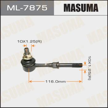 MASUMA ML-7875 - Тяга / стойка, стабилизатор autospares.lv