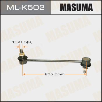 MASUMA MLK502 - Тяга / стойка, стабилизатор autospares.lv