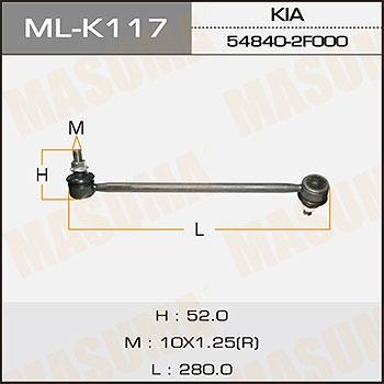 MASUMA ML-K117R - Тяга / стойка, стабилизатор autospares.lv