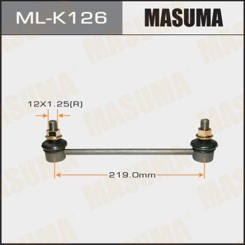 MASUMA MLK126 - Тяга / стойка, стабилизатор autospares.lv