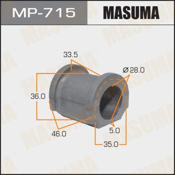 MASUMA MP-715 - Втулка стабилизатора autospares.lv