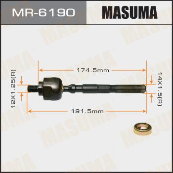 MASUMA MR-6190 - Осевой шарнир, рулевая тяга autospares.lv