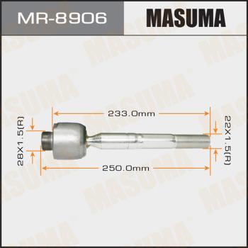 MASUMA MR-8906 - Осевой шарнир, рулевая тяга autospares.lv