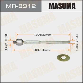 MASUMA MR-8912 - Осевой шарнир, рулевая тяга autospares.lv