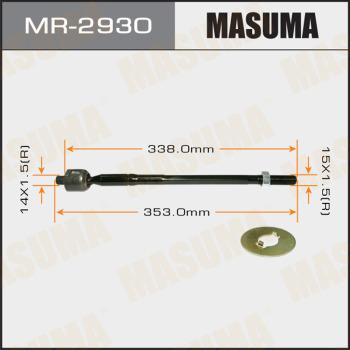 MASUMA MR2930 - Осевой шарнир, рулевая тяга autospares.lv